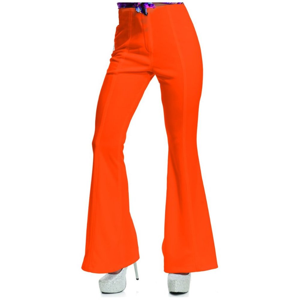 JERRY BECK High Waisted Bell Bottom Flared Disco Pants sz XS Dopamine Dressing